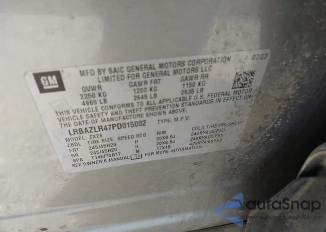 LRBAZLR47PD015002: 43527877