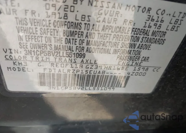 3N1CP5BV2LL551099: 43527379