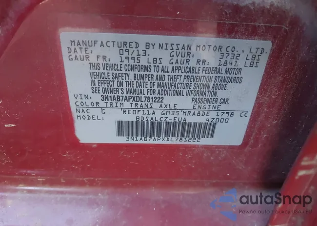 3N1AB7APXDL781222: 43527392