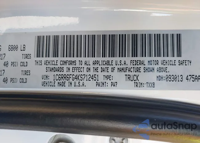 1C6RR6FG4KS712451: 43528402