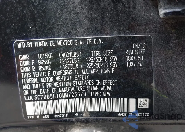 3CZRU5H10MM725679: 43528448