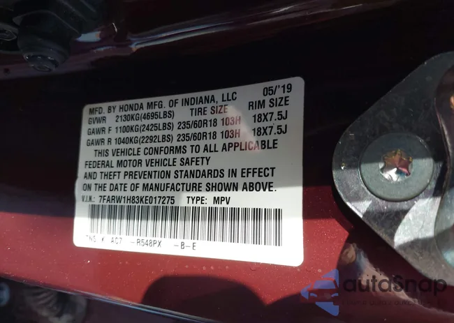 7FARW1H83KE017275: 43528619