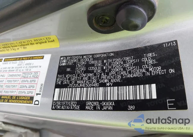 JTEZU5JR4E5069480: 43528659