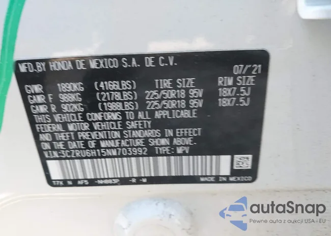 3CZRU6H15NM703992: 43528920