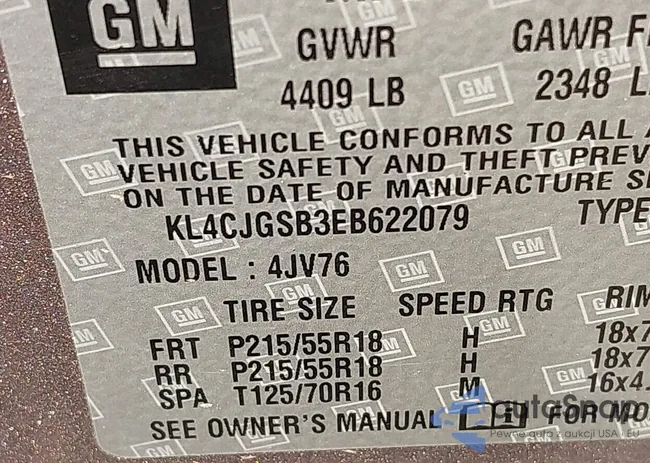 KL4CJGSB3EB622079: 43528958