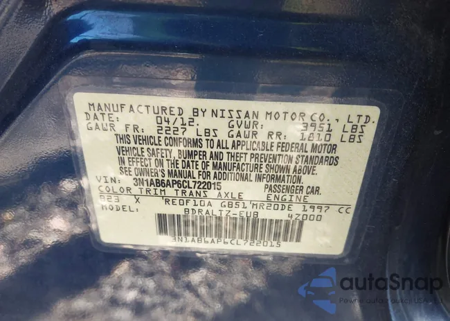 3N1AB6AP6CL722015: 43528089