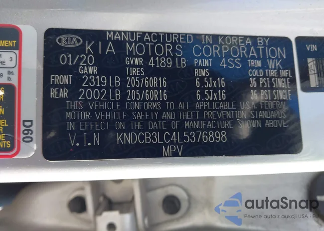 KNDCB3LC4L5376898: 43528105