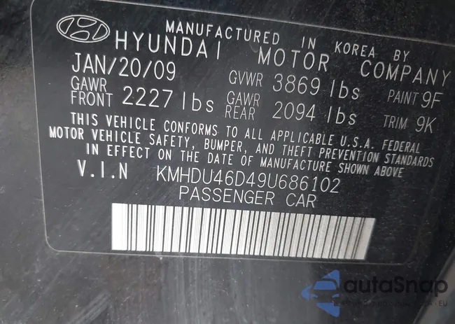 KMHDU46D49U686102: 43528119