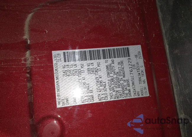 5N1AT2MV5LC761229: 43528126