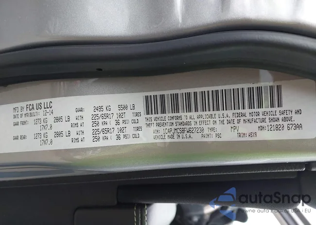 1C4PJMCS8FW627230: 43528355