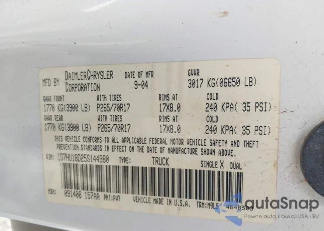 1D7HU18D25S144980: 43528382