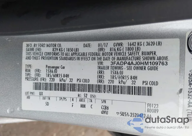 3FADP4AJ0HM109763: 43529512