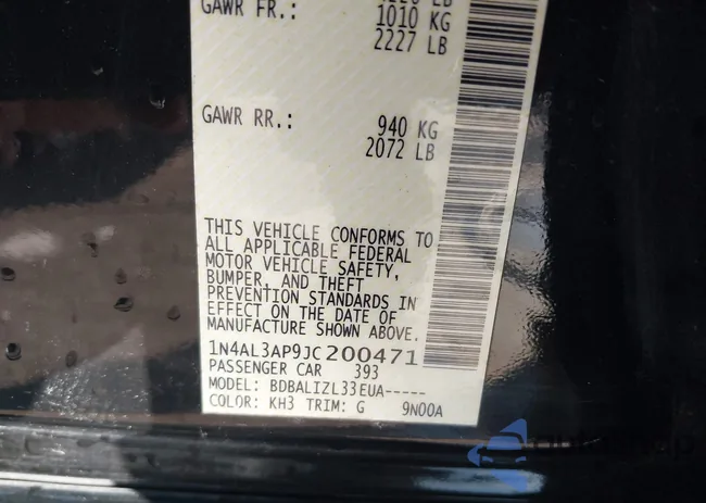 1N4AL3AP9JC200471: 43529522