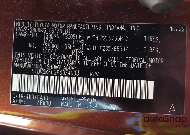 5TDKSKFC2PS074608: 43529744