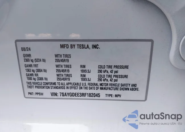 7SAYGDEE3RF182045: 43529793