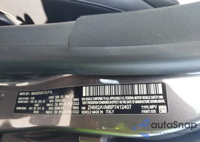 ZN682AVM8P7412407: 43529175