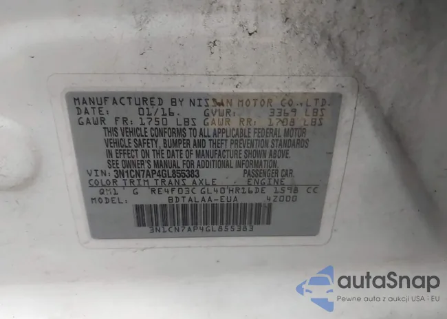 3N1CN7AP4GL855383: 43529284