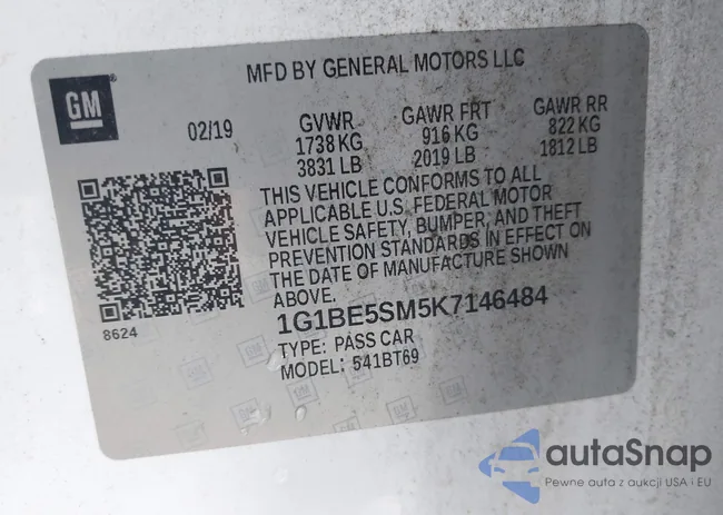 1G1BE5SM5K7146484: 43530574