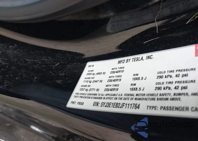 5YJ3E1EB2JF111764: 43531715