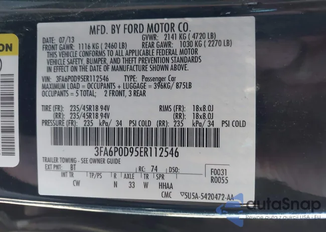 3FA6P0D95ER112546: 43531008