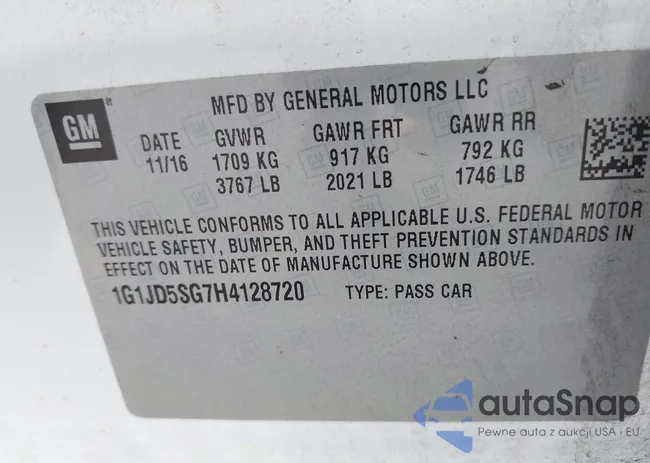 1G1JD5SG7H4128720: 43531033