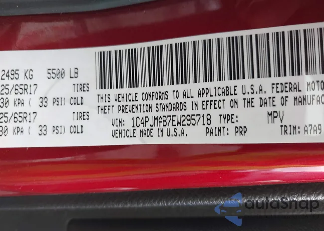 1C4PJMAB7EW295718: 43531280