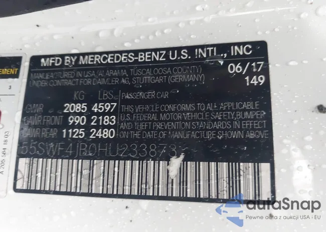 55SWF4JB0HU233873: 43531286