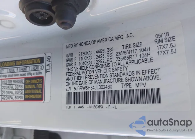 5J6RW5H34JL002460: 43532459