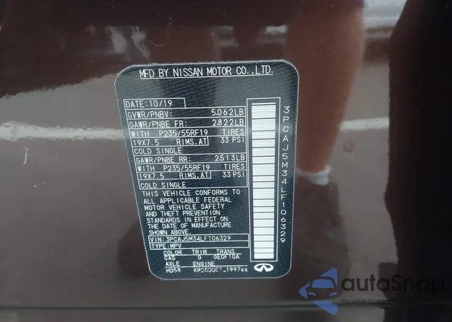 3PCAJ5M34LF106329: 43532786