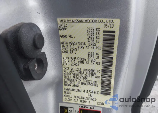 1N6AD0CU9AC435460: 43532887