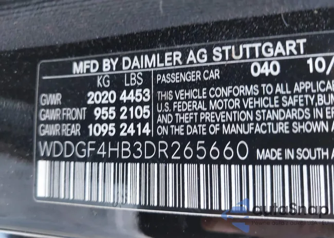 WDDGF4HB3DR265660: 43532166