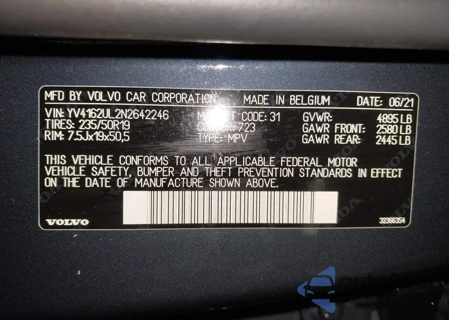 YV4162UL2N2642246: 43533471