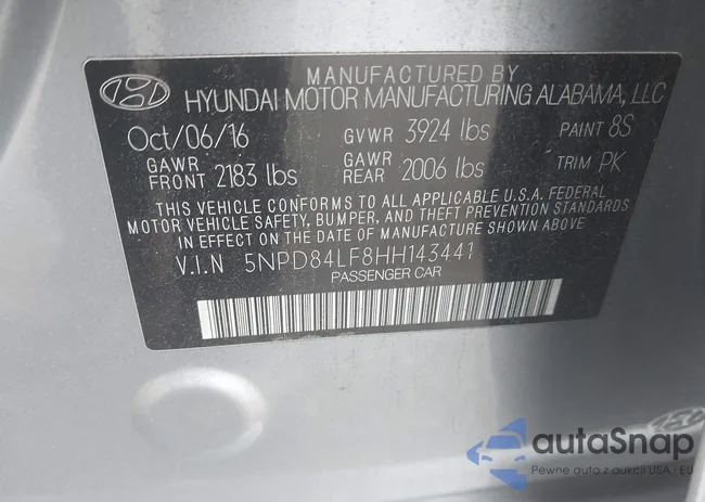 5NPD84LF8HH143441: 43533667