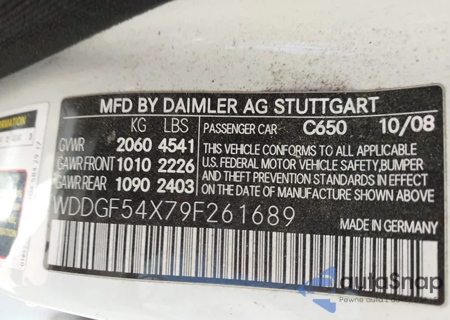 WDDGF54X79F261689: 43533320