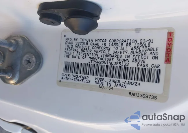 JT2SW22N1N0055133: 43534798