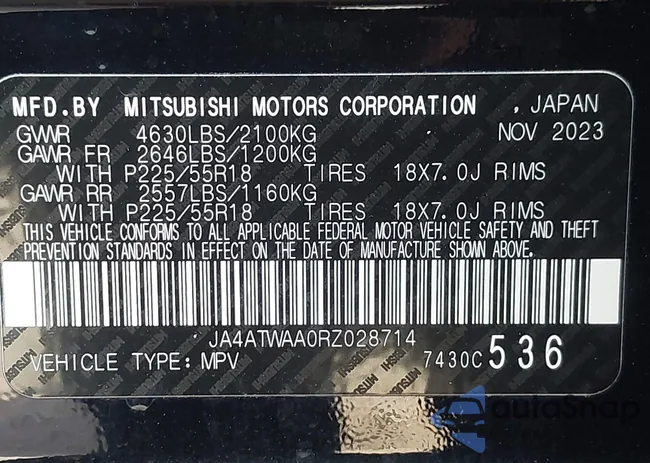 JA4ATWAA0RZ028714: 43534939