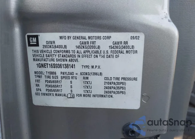 1GNET16S936138141: 43534173