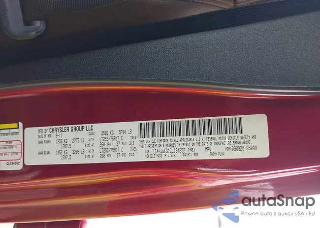 1C4HJWFG1CL134252: 43535413