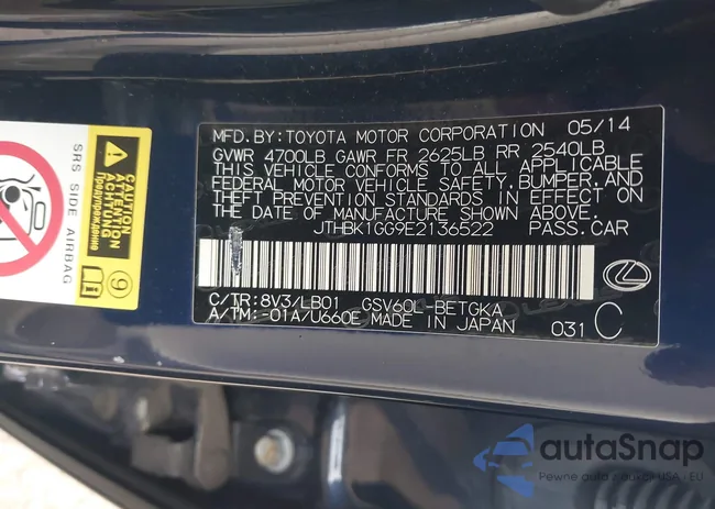 JTHBK1GG9E2136522: 43535582