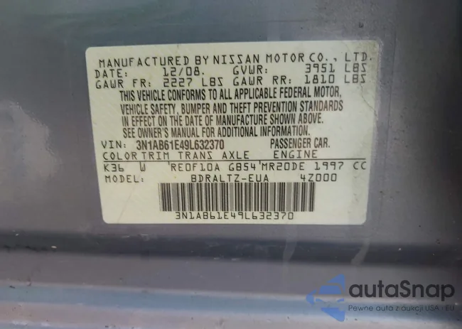 3N1AB61E49L632370: 43535792