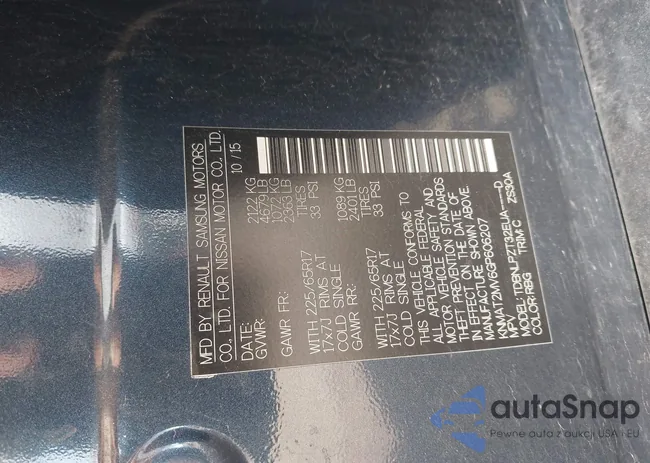 KNMAT2MV6GP606207: 43535017