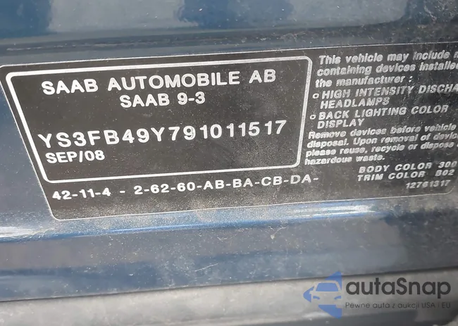 YS3FB49Y791011517: 43535105