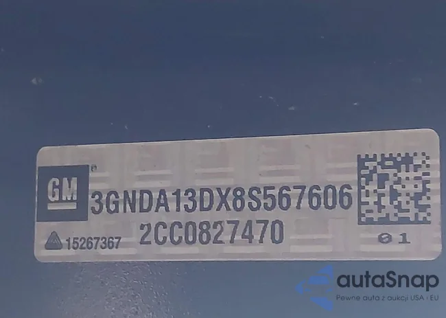 3GNDA13DX8S567606: 43535127