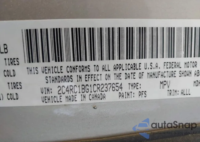 2C4RC1BG1CR237654: 43535146