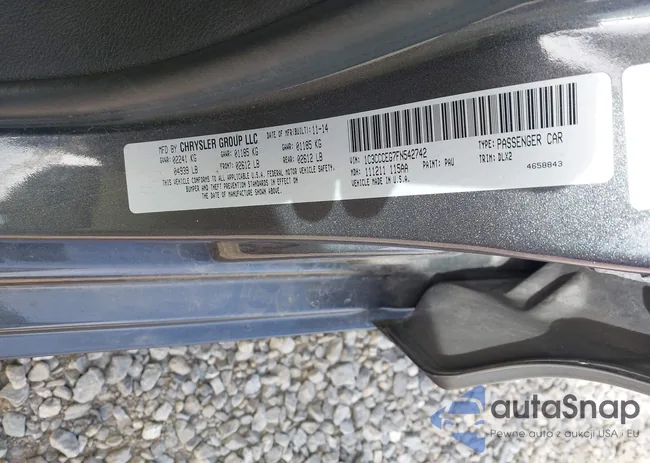 1C3CCCEG7FN542742: 43535239