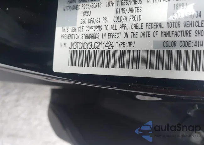 JM3TCACY3J0211424: 43535257