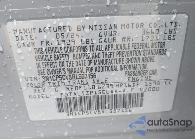 3N1CP5CV8RL557156: 43535341