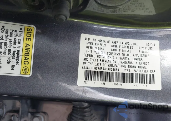 1HGCR6F54FA009684: 43536780