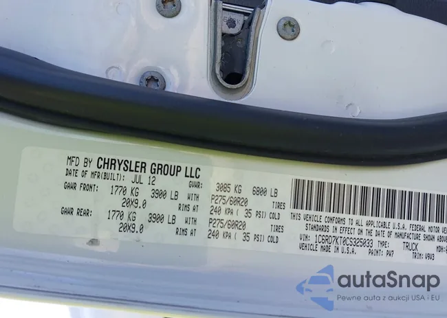 1C6RD7KT0CS325033: 43536061