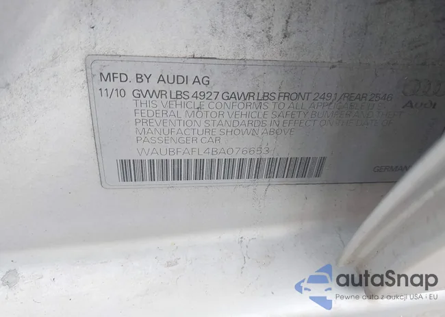 WAUBFAFL4BA076653: 43536301